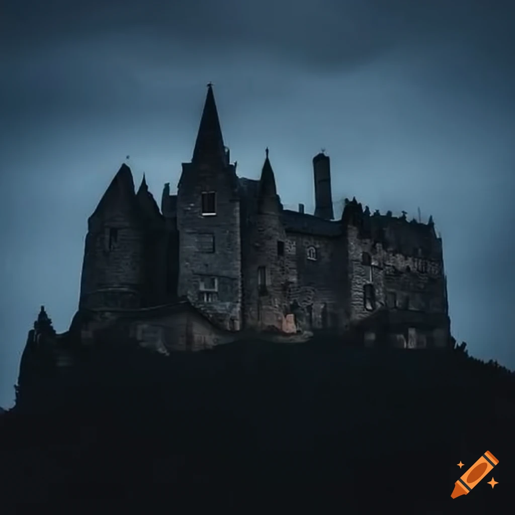 Castle on top of car on Craiyon