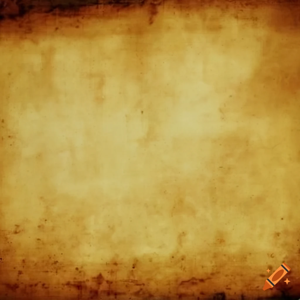 Grunge texture of an old yellow paper page on Craiyon