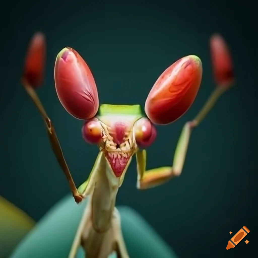 Praying mantis grandma flying lotus landscape frozen teeth bleeding