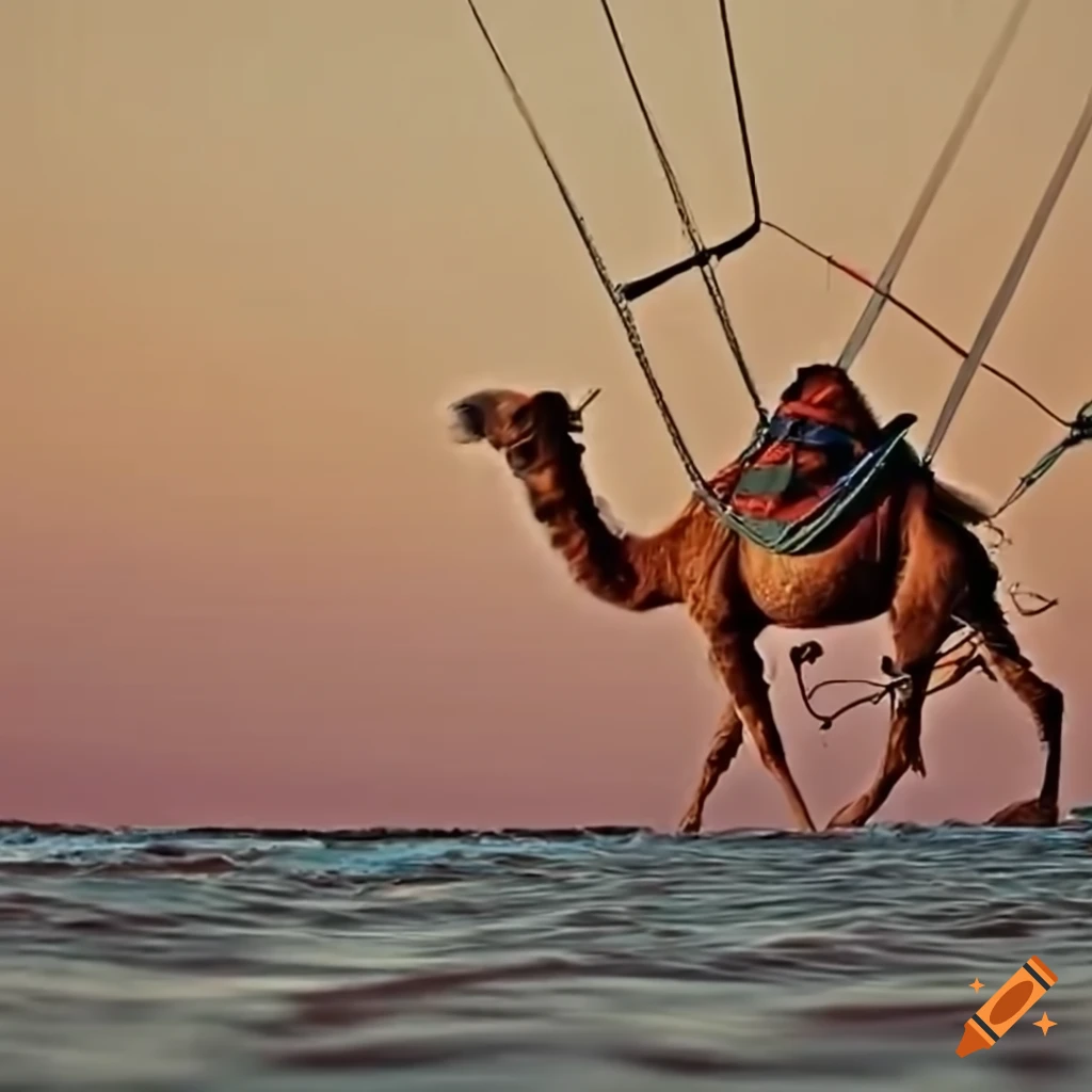 Camel kitesurfing