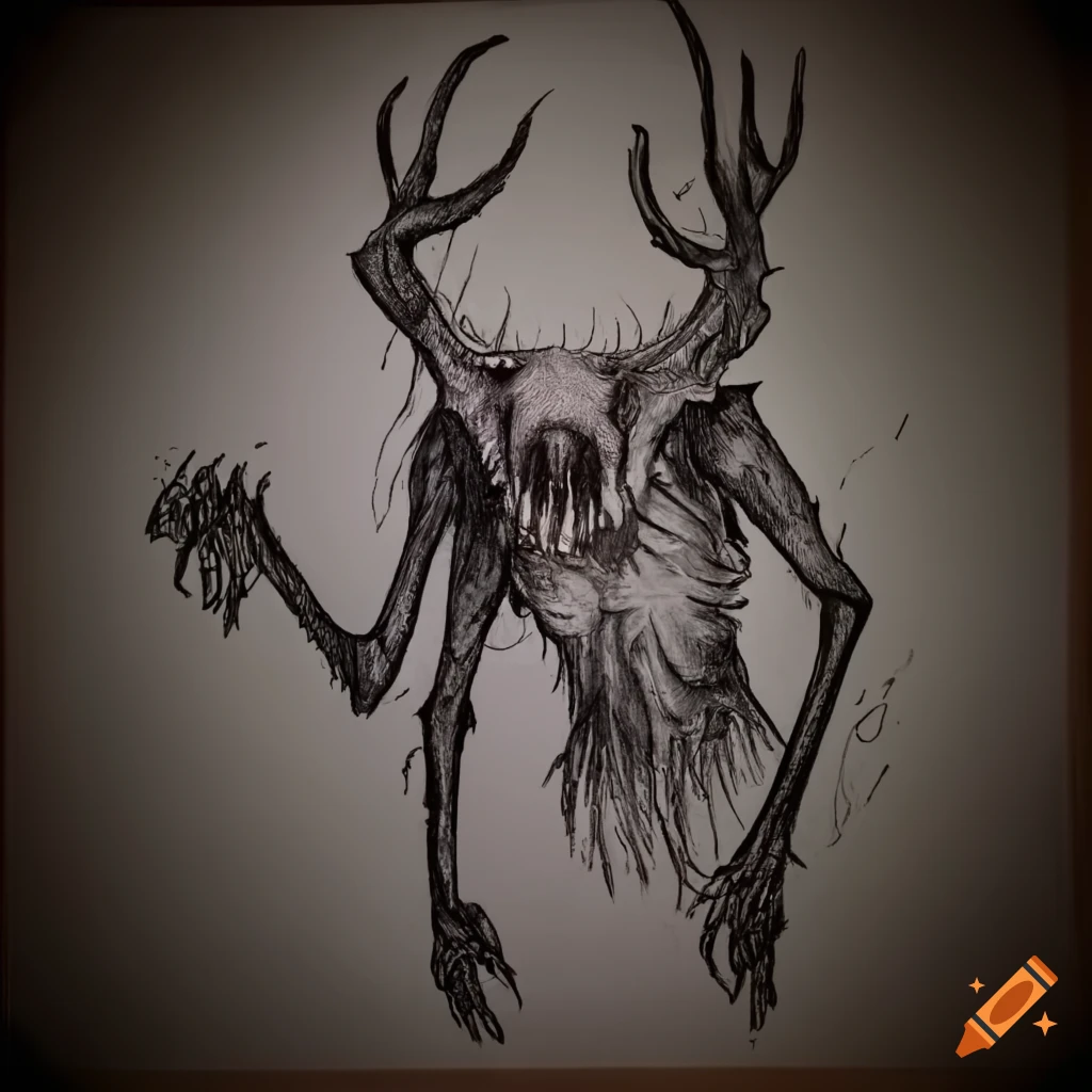 Wendigo on Craiyon