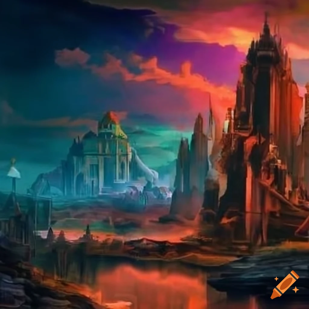 Image representing a perfect utopian world