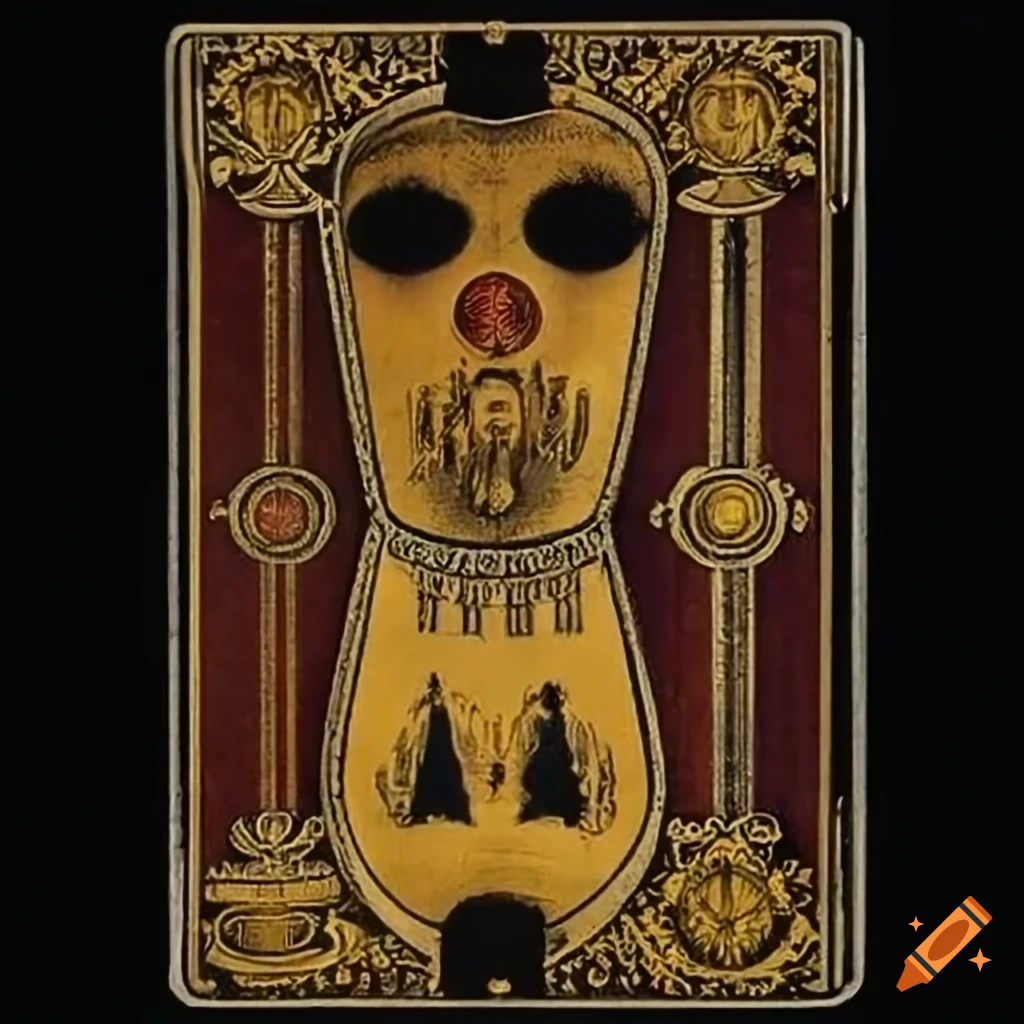 Golden dawn tarot card with Mr. Spock from 1935