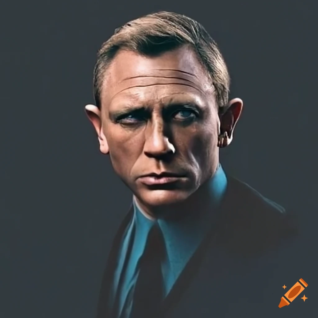 James Bond in a tuxedo