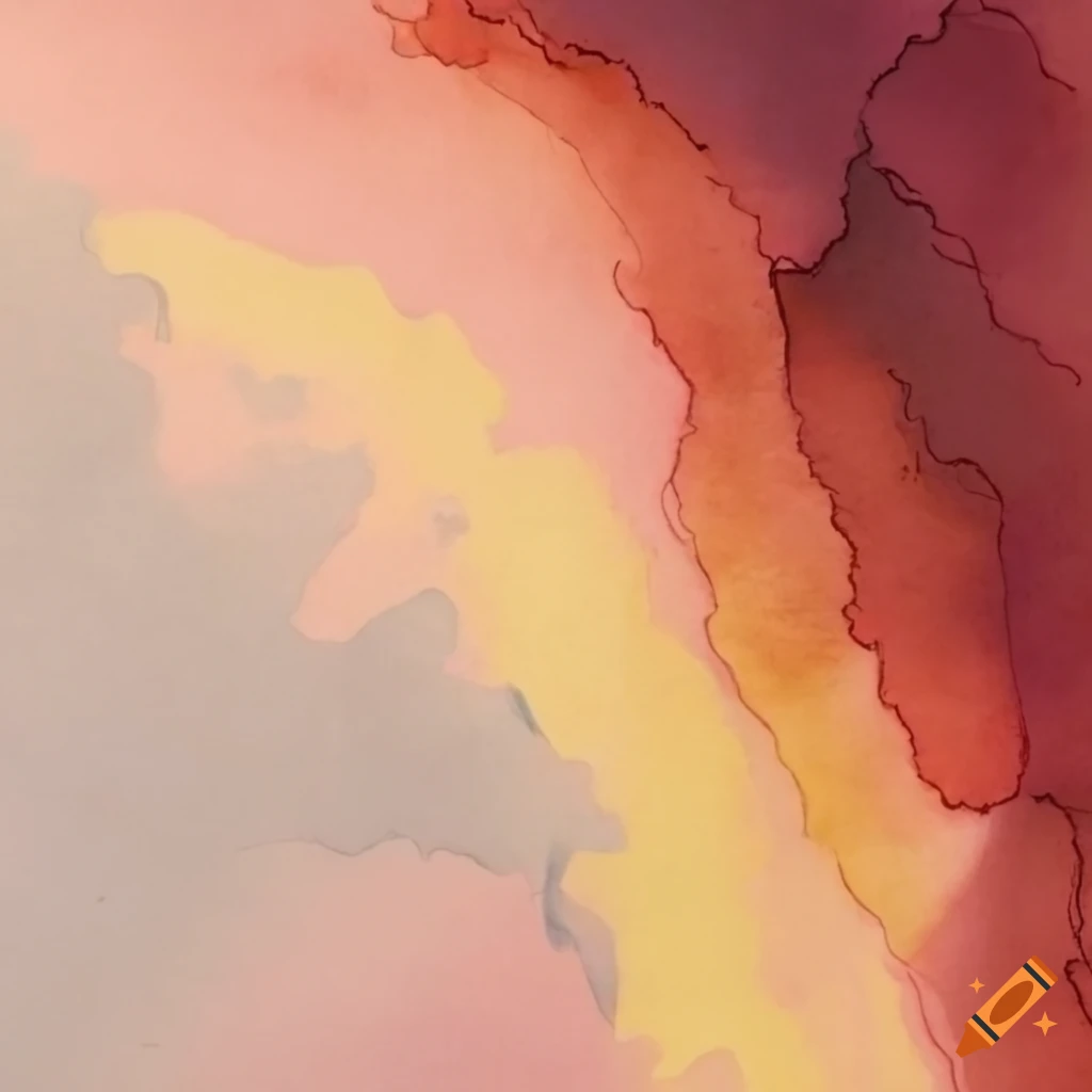 Tracing shadows on watercolor paper on Craiyon