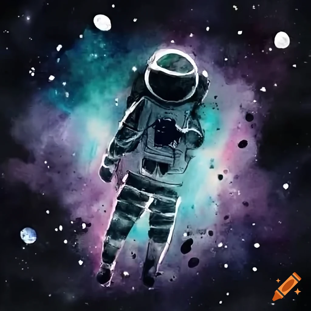 Journey to outer space on Craiyon