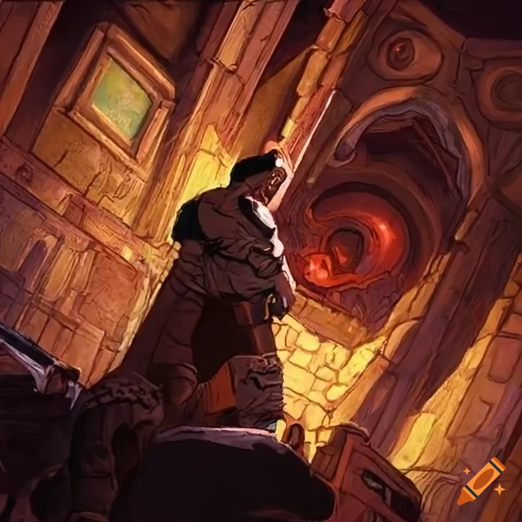 Celshaded graphic novel stealth video game with masterful high definition and intricate