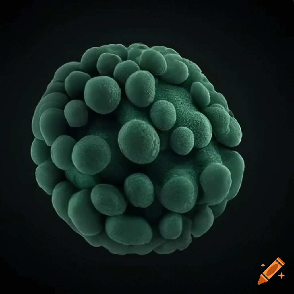 Bacteria microscopic view
