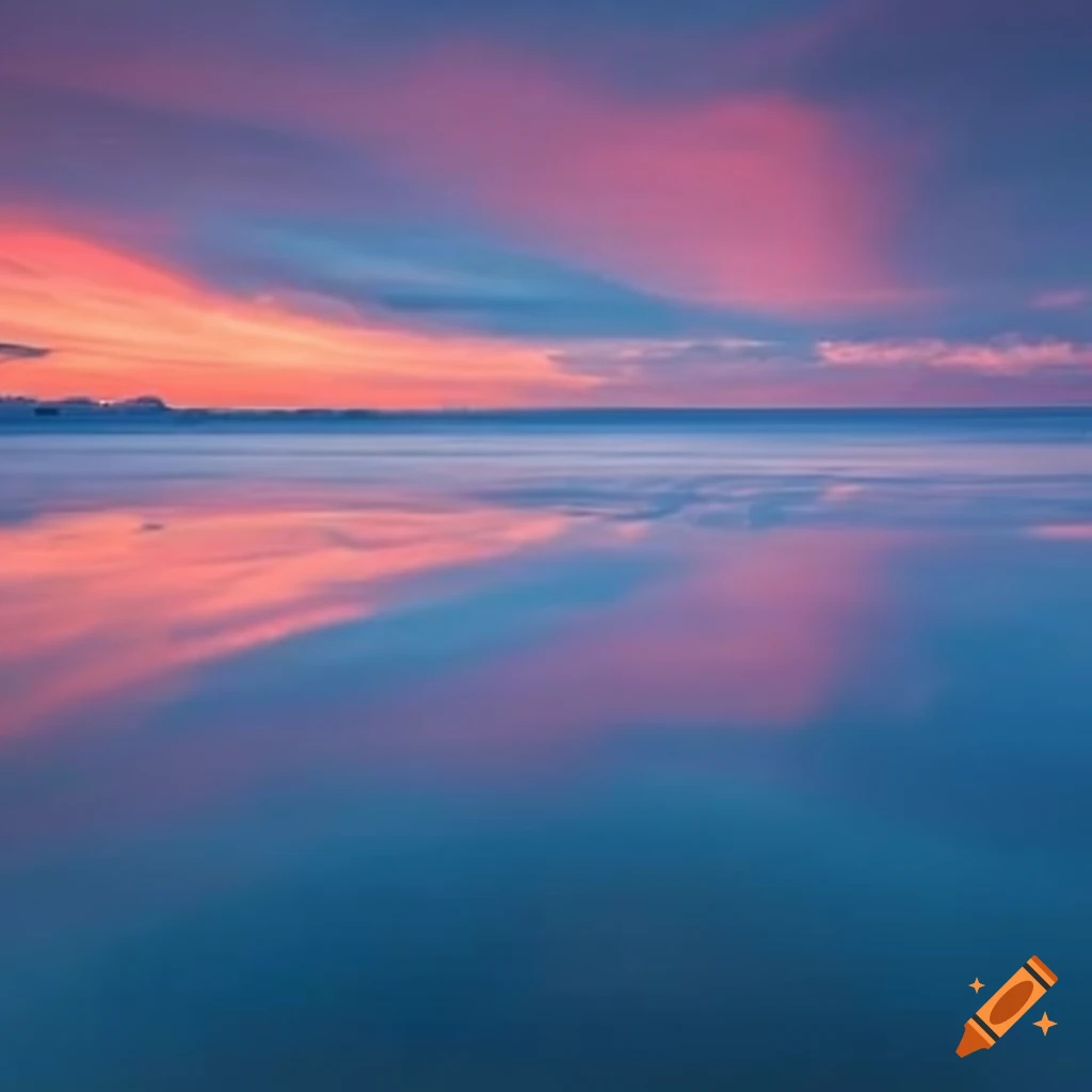 Vast saltwater lake on Craiyon