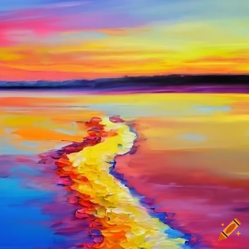 Vast saltwater lake on Craiyon