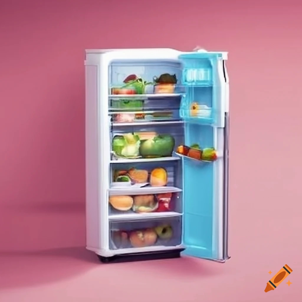 Nicely organized refrigerator interior