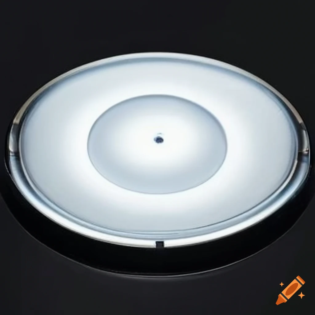 Electrode temporale plate autocolante confortable sans fils par bluetooth lumineuse et technologique sur fond transparent
