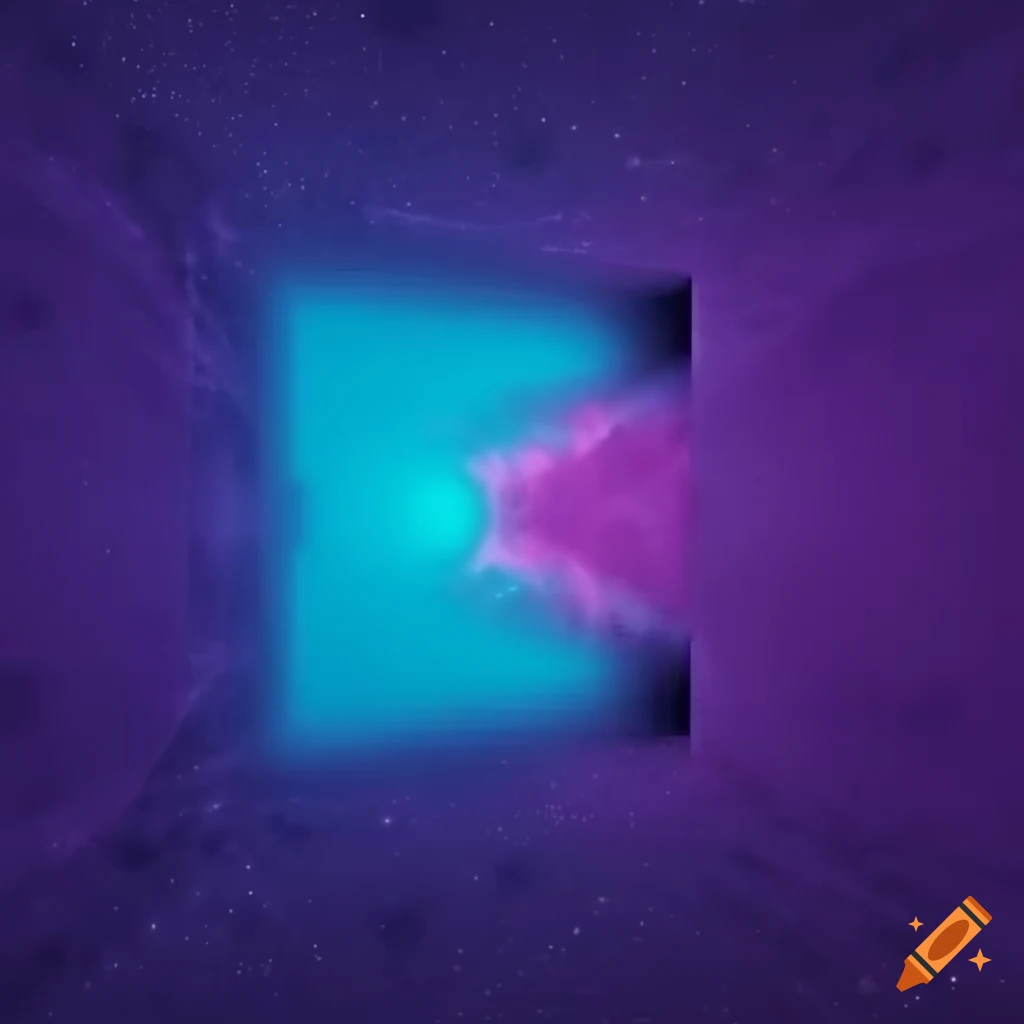 Fractal salt flats in a liminal space with retrowave aesthetic