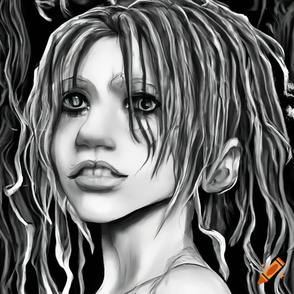 Female neanderthal on Craiyon