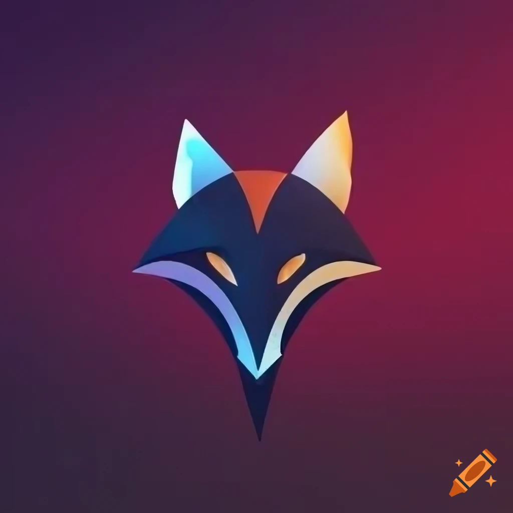 Crypto fox logo on Craiyon