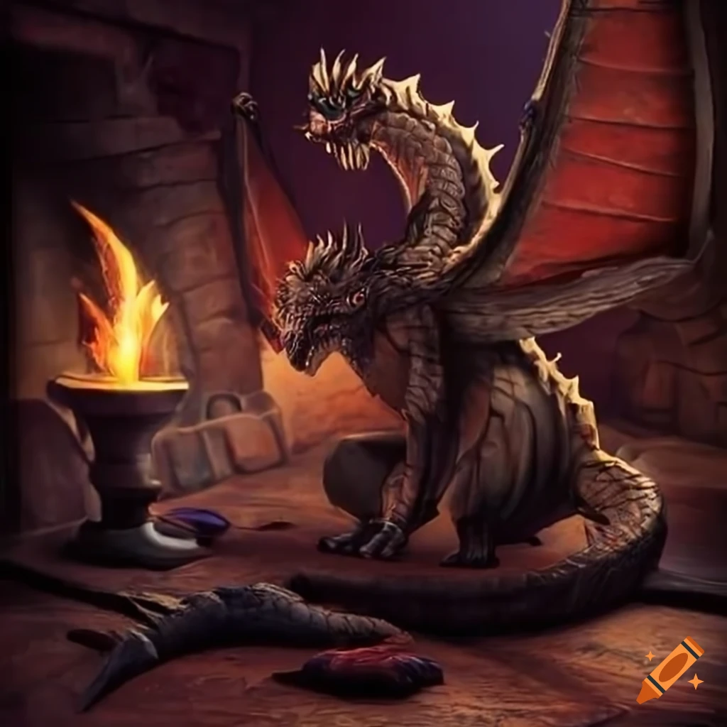 Two dragons in a cellar