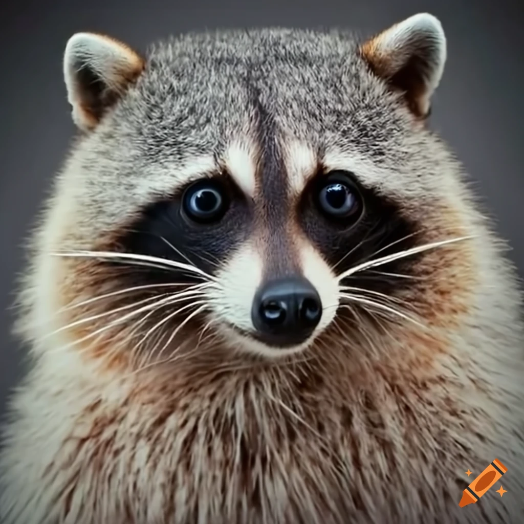 Woman yelling at a raccoon through a security camera