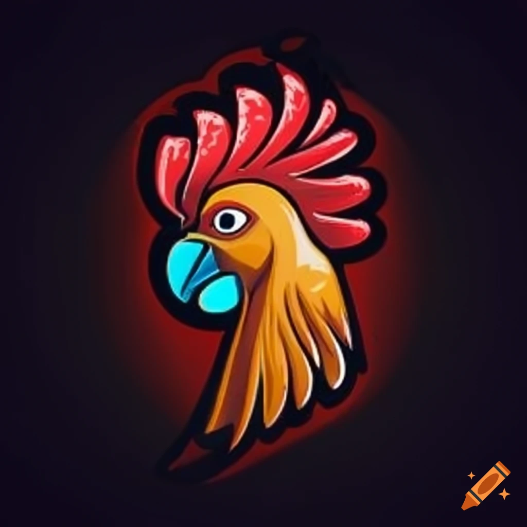 Chicken wing racing team logo on Craiyon