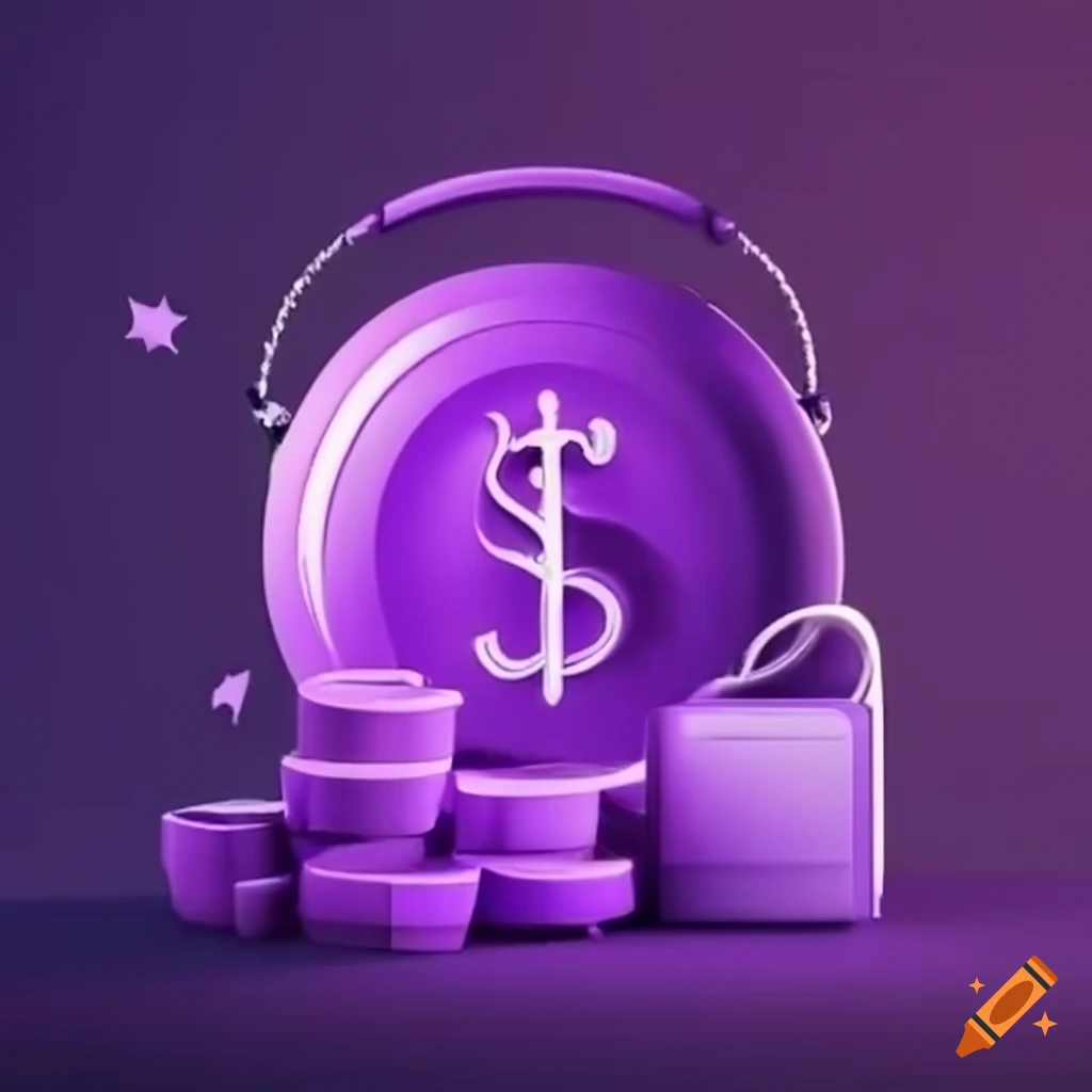 Sales boosting revenue and customer engagement purple theme on Craiyon