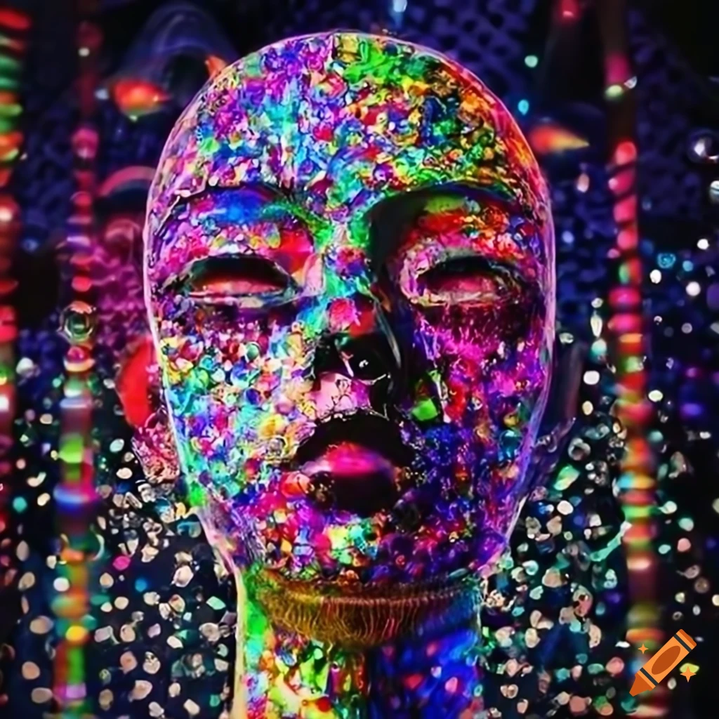 Extravagant and intricate neopop surreal art with cinematic lighting and vivid composition on