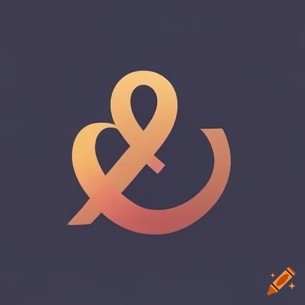 Minimalistic ampersand typography for filmmaking