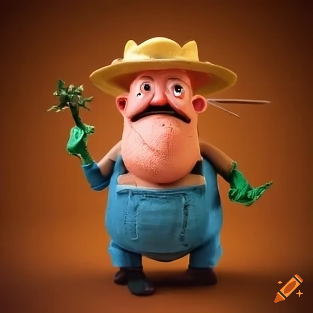 Funny farmer on Craiyon