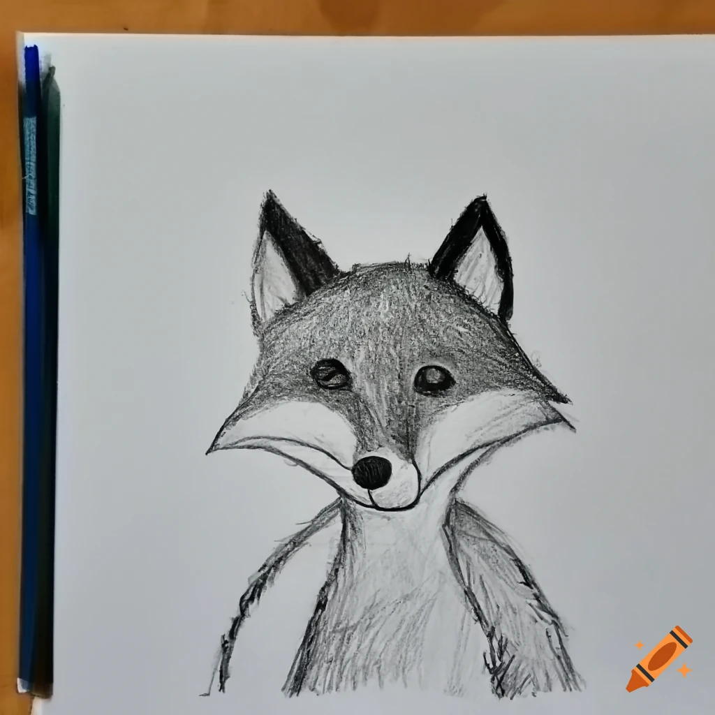How to draw a cute fox? Easily and simply! A drawing for kids step by step  - YouTube