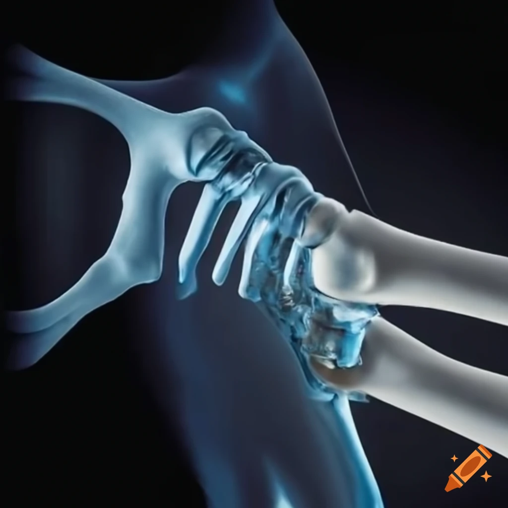 Titanium bone implants on Craiyon
