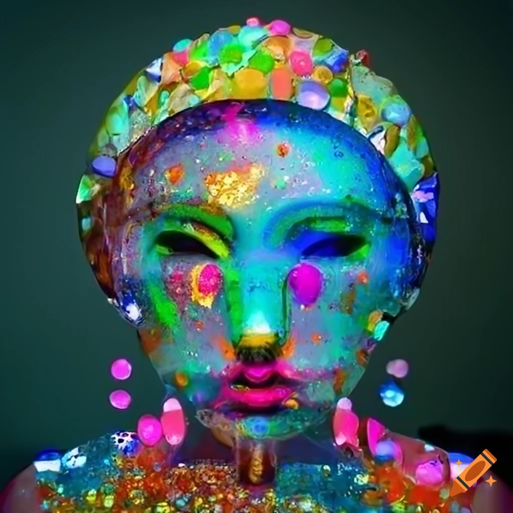 Extravagant and intricate neopop surreal art with cinematic lighting and vivid composition on