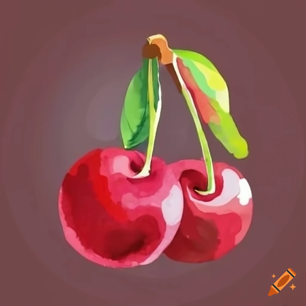 Cherry fruit on Craiyon