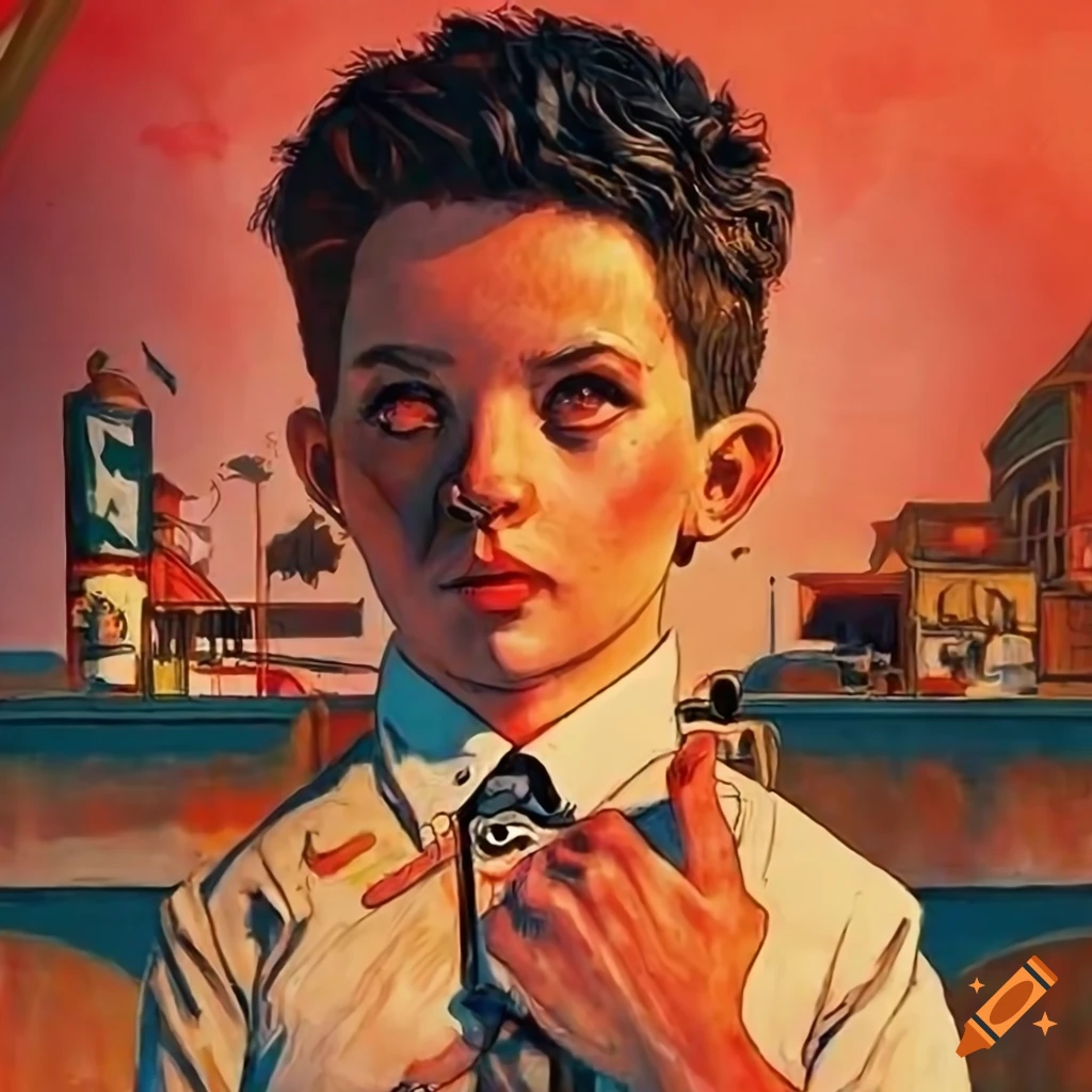 Stunningly vivid, exceptional details, high definition illustration by