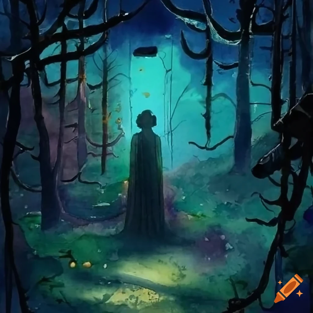 Quaint town nestled between rolling hills and forests with a