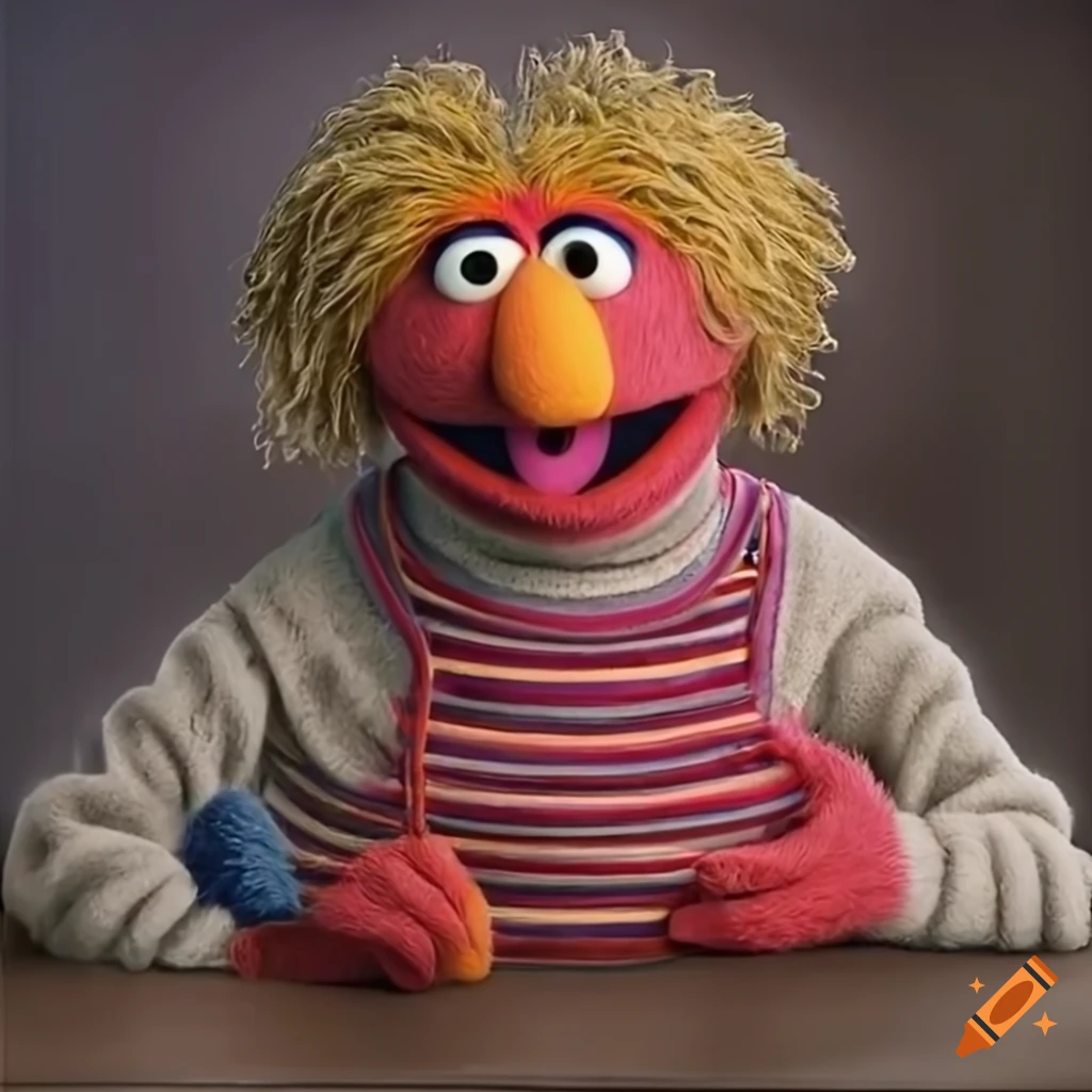 Hyperrealistic animation of Sesame Street characters