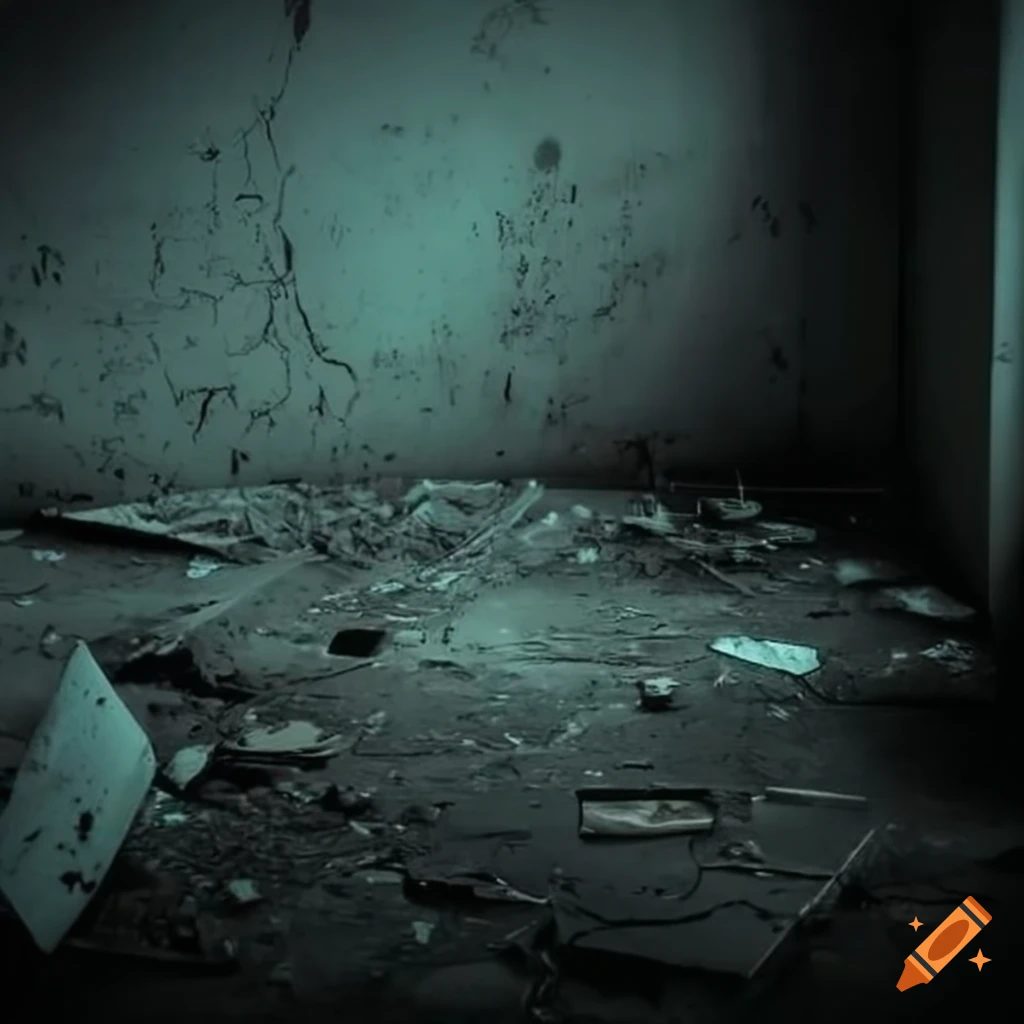 Dark and dirty room on Craiyon