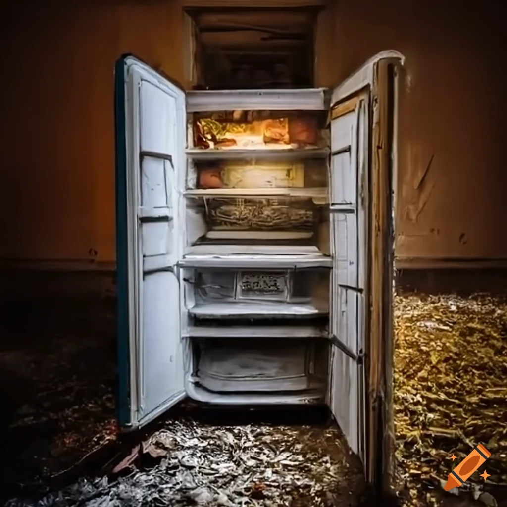 House Super Clean Fridge On Full Lyrics Full fridge in an abandoned house on Craiyon