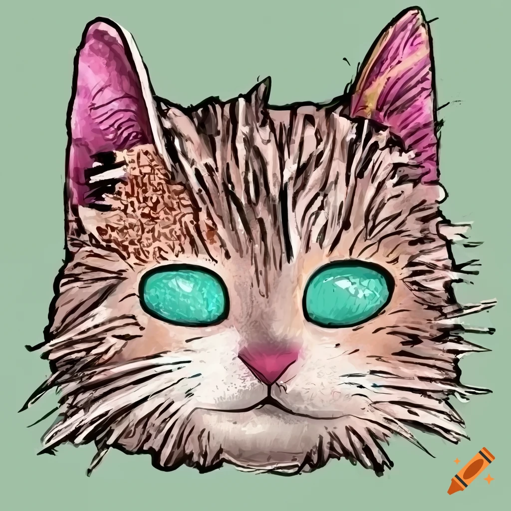 Whiskers McFluffington and the Feather of Bravery book cover in crayon texture style