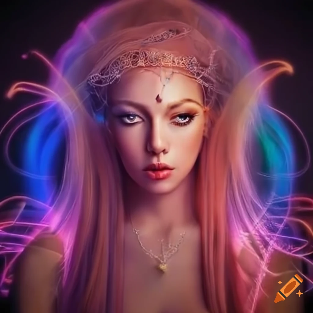 goddess-of-optical-fiber-sculpture-on-craiyon