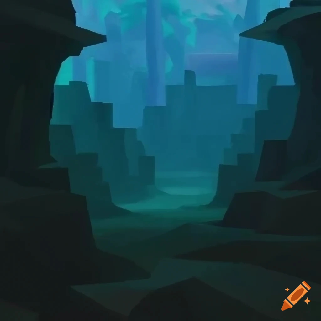 Super Mario 64 Hazy Maze Cave landscape