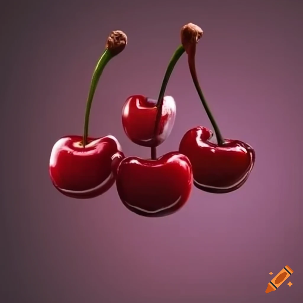 Cherry fruit on Craiyon