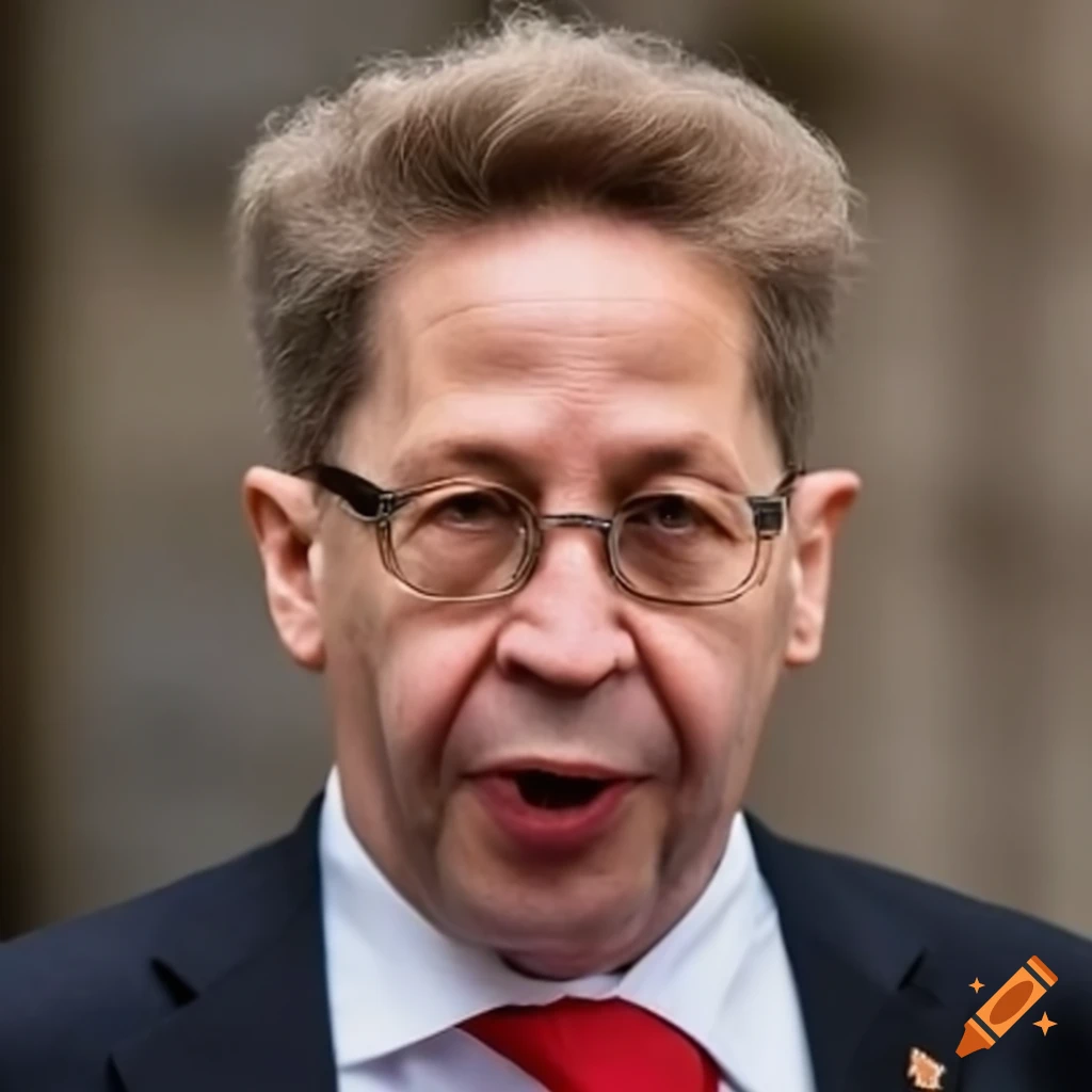 Disgruntled official with open mouth on Craiyon