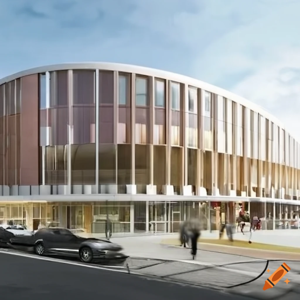 Design case study for seneca college health and wellness centre on Craiyon