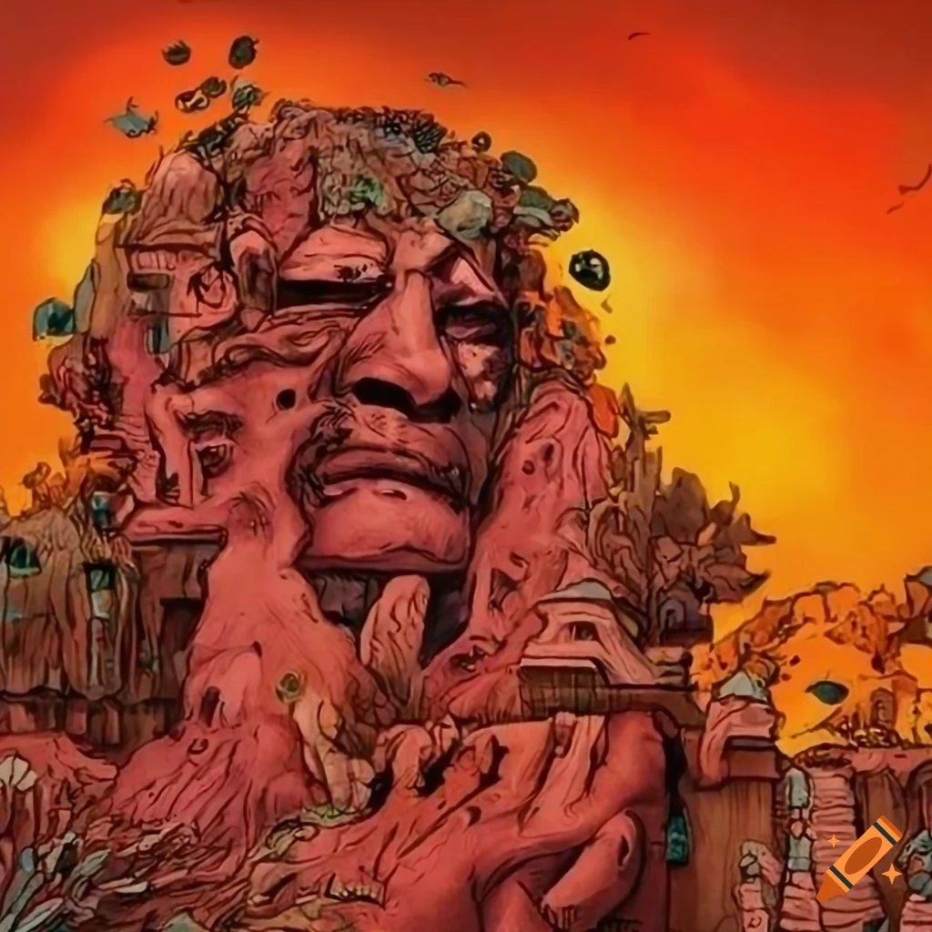 Stunningly vivid, high definition graphic novel by james gurney on Craiyon