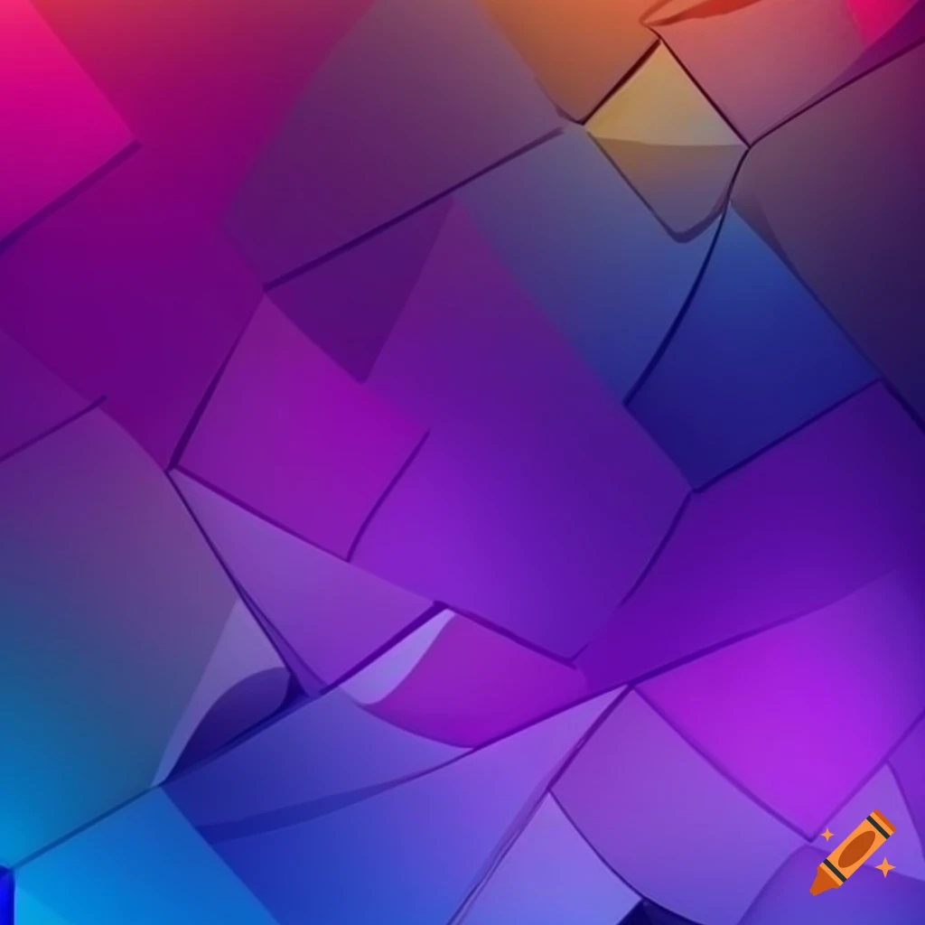Modern chat background with vibrant colors and geometric patterns on
