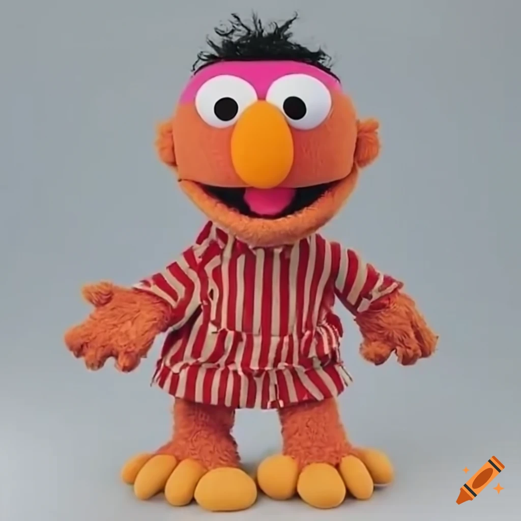 Uncanny sesame street characters on craiyon