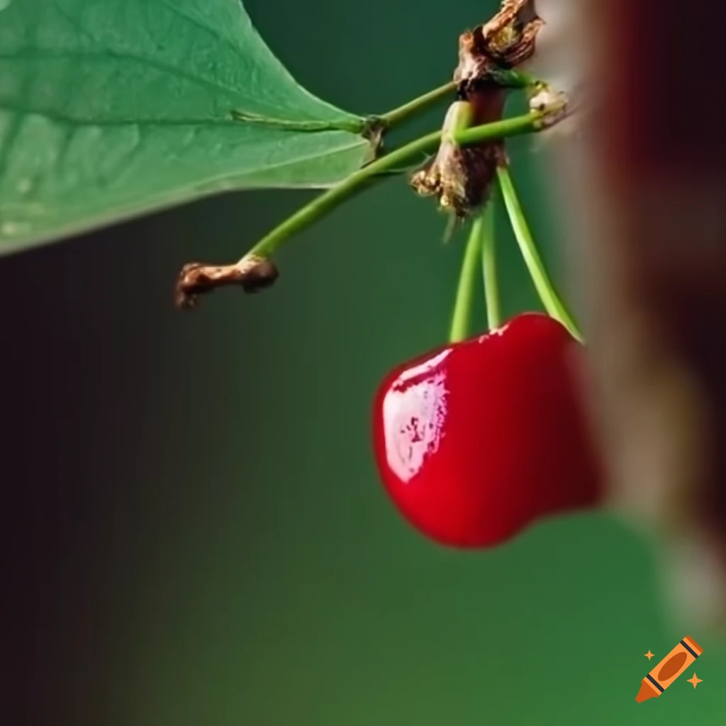 Cherry fruit on Craiyon