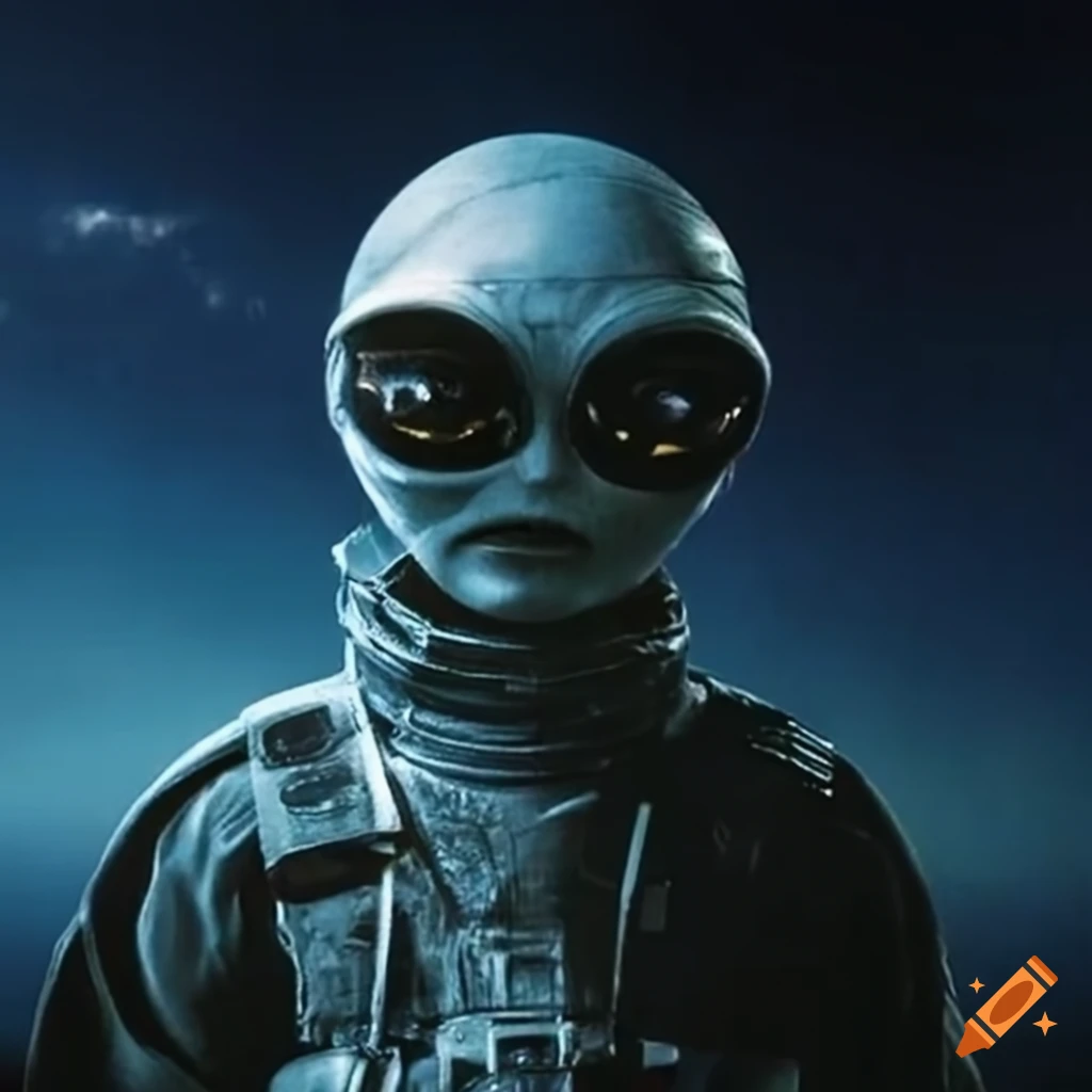 Roswell aliens conspiracy UFO with men in black suits