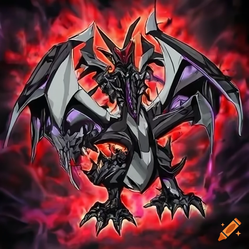 Red-eyes black dragon and tri-horned dragon fusion in kazuki takahashi ...