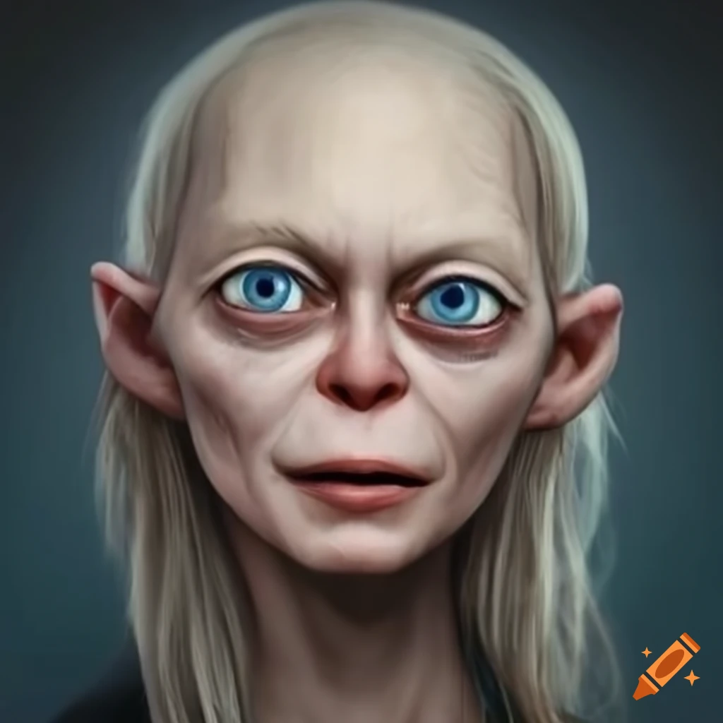 Portrait of a person with blonde hair and blue eyes
