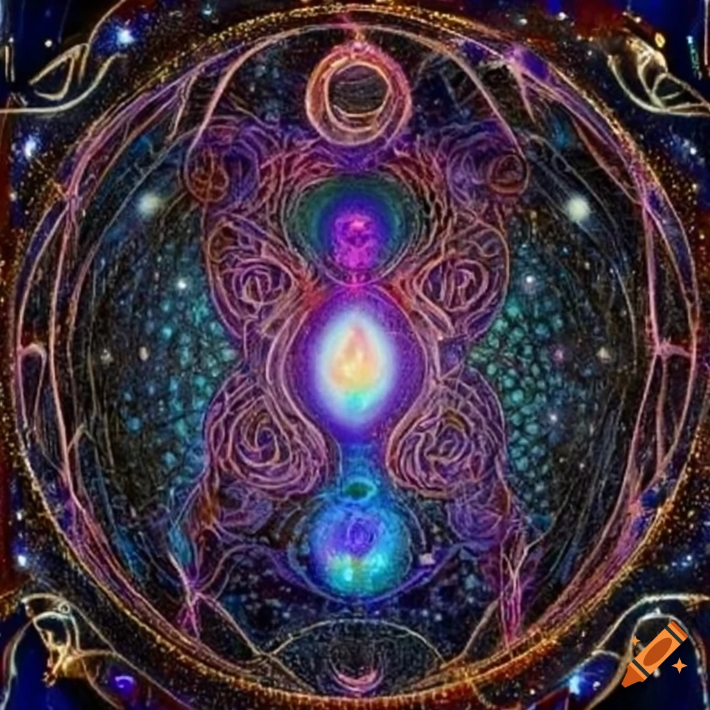 Cosmic Zen monk Fibonacci