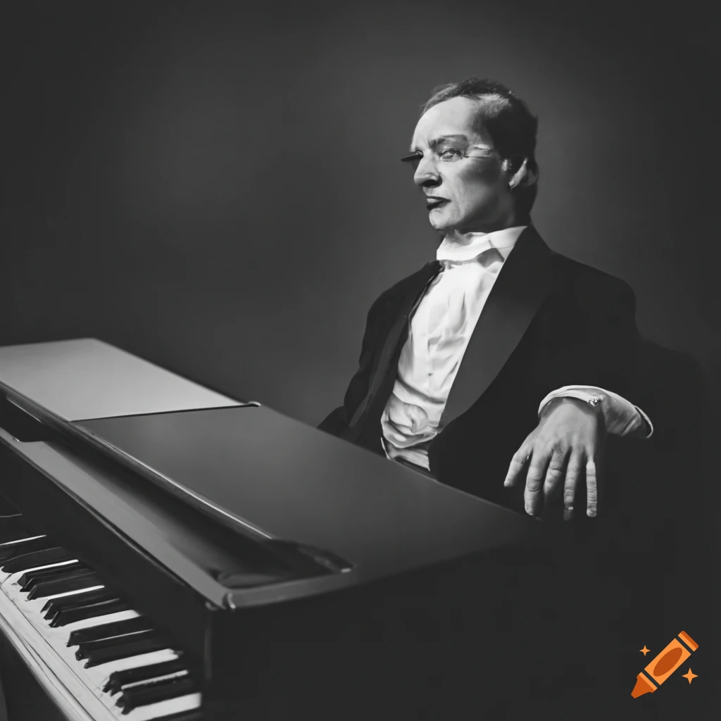 Maestro playing a grand piano
